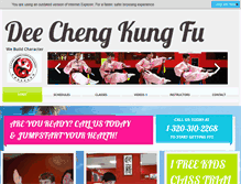 Tablet Screenshot of deechengkungfu.com